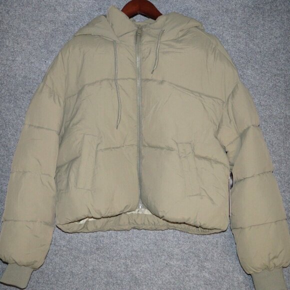 MISS POSH Women’s Outerwear XL Sage Puffer Jacket Full Zip #NYJK672 - Picture 1 of 6